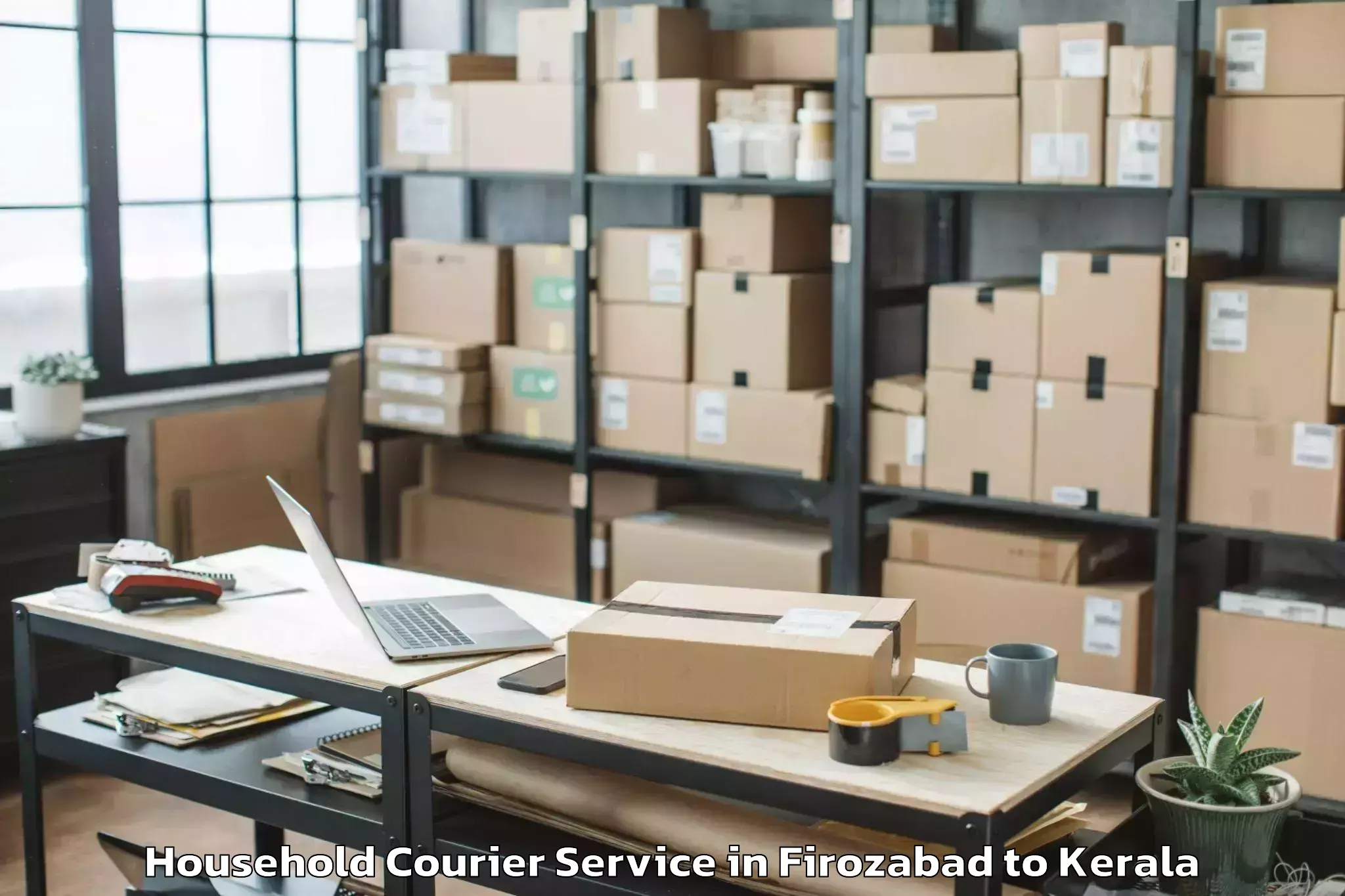 Trusted Firozabad to Karunagappalli Household Courier